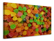 Canvas print Colorful fruit gums