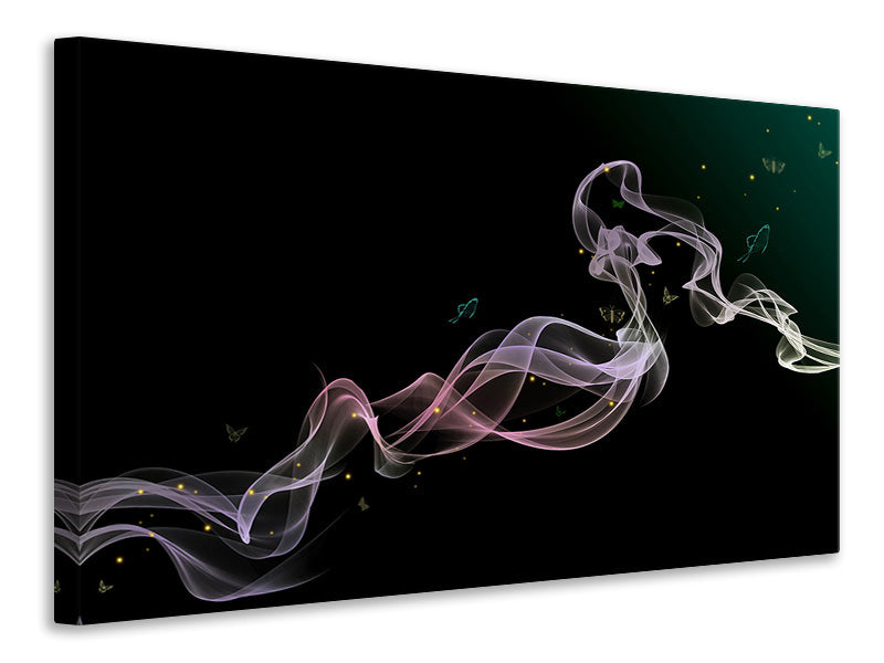 Canvas print Colorful smoke