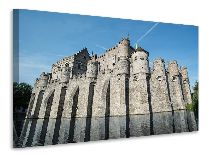 Canvas print Castle Gravensteen