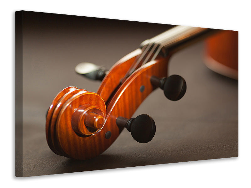 Canvas print Close up violin