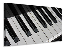 Load image into Gallery viewer, Canvas print Close up piano
