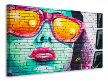 Load image into Gallery viewer, Canvas print Cool graffiti wall
