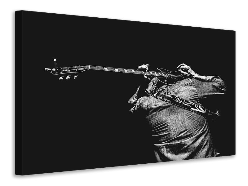 Canvas print The guitar game