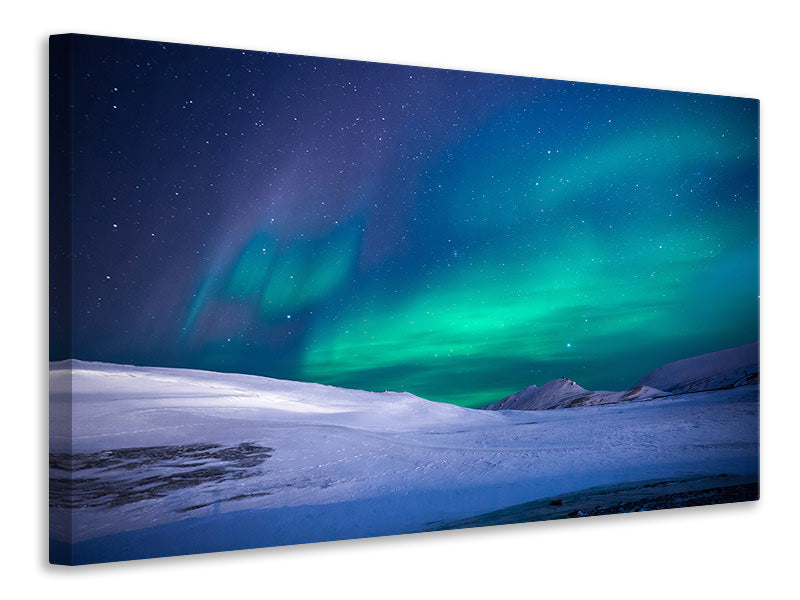 Canvas print The polar light