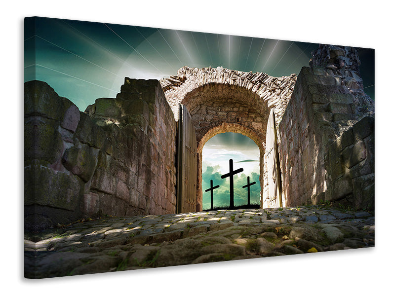 Canvas print The stone gate