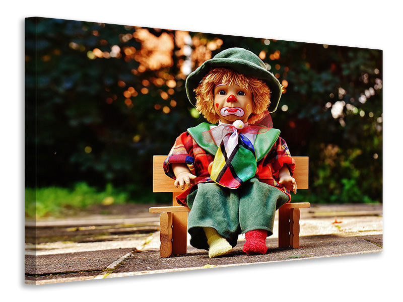 Canvas print The clown