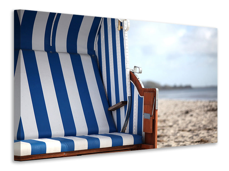 Canvas print The own beach chair