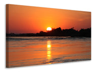 Canvas print The glowing sunset