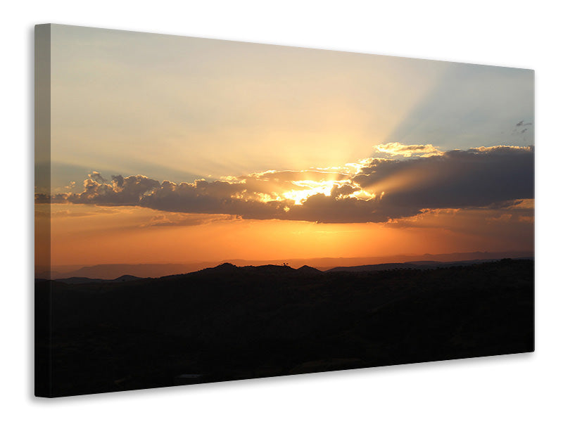Canvas print The horizon of Africa