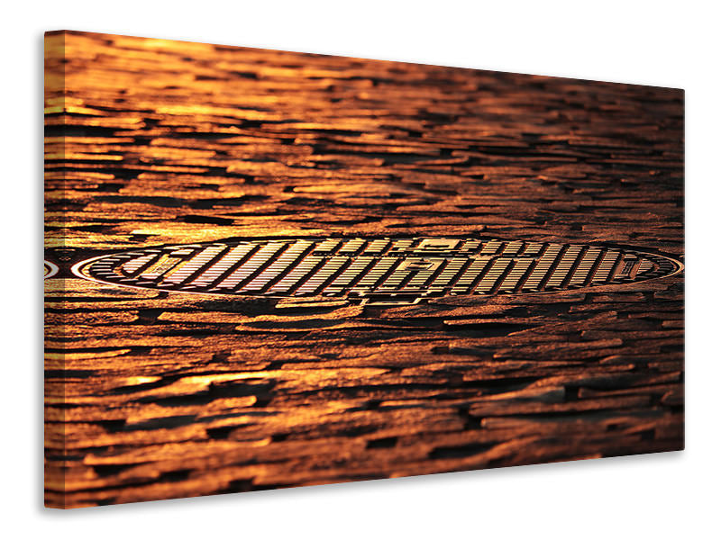 Canvas print The manhole cover