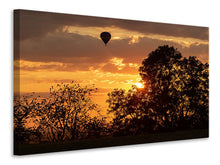 Load image into Gallery viewer, Canvas print Towards the sun with the hot air balloon
