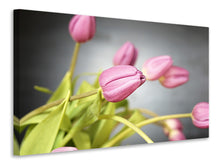 Load image into Gallery viewer, Canvas print The tulip bouquet in pink
