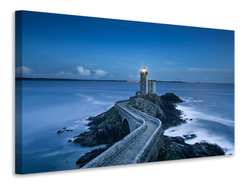 Canvas print The way to the lighthouse