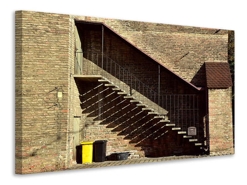 Canvas print The castle stairs