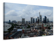 Canvas print The roofs of Frankfurt