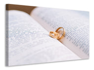 Canvas print The wedding rings