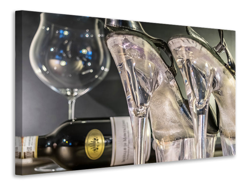 Canvas print The high heels