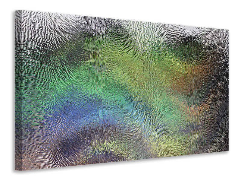 Canvas print The art behind the glass