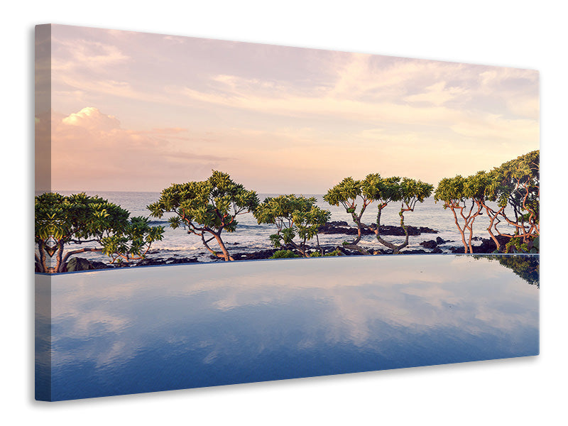 Canvas print The landscape by the sea