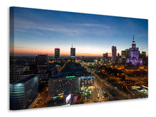 Load image into Gallery viewer, Canvas print The lights of Warsaw
