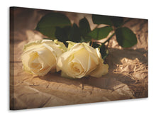 Load image into Gallery viewer, Canvas print The purity of the roses
