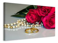 Canvas print The rings of love
