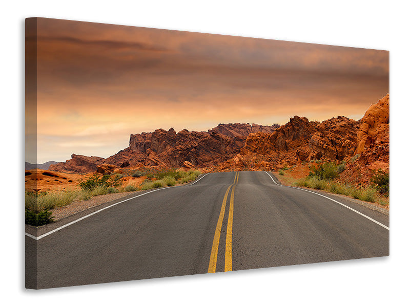 Canvas print The street