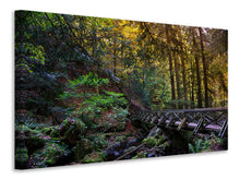 Load image into Gallery viewer, Canvas print The forest bridge
