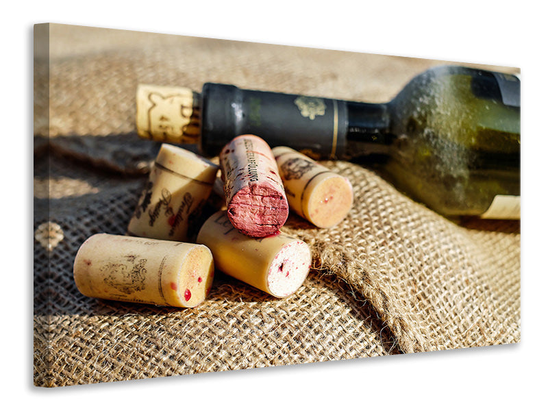 Canvas print The wine corks