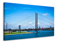 Canvas print Dusseldorf on the Rhine