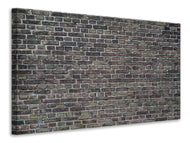 Canvas print Dark clinker stones