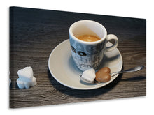 Load image into Gallery viewer, Canvas print An espresso
