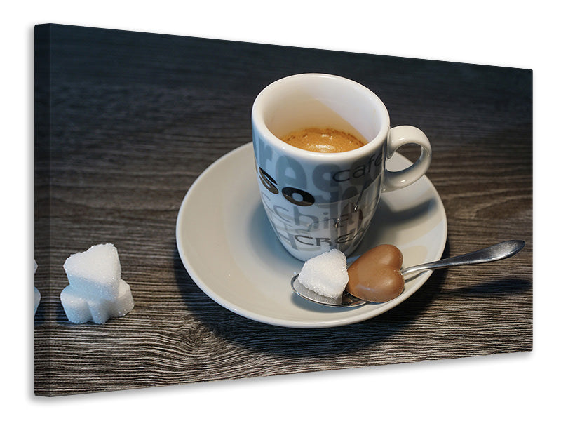 Canvas print An espresso