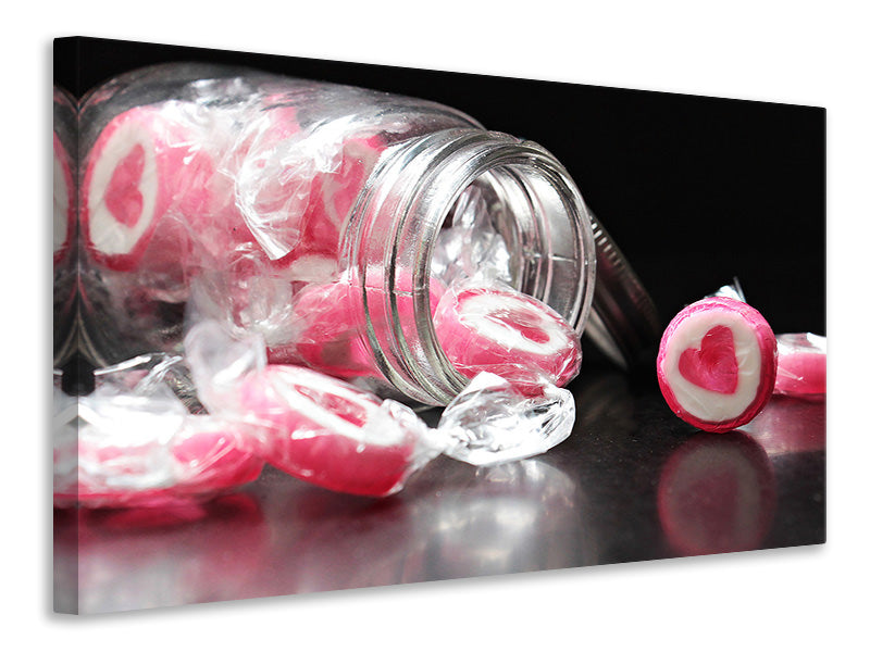 Canvas print A glass of sweets