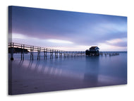 Canvas print A house on the water