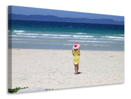 Canvas print A walk on the beach