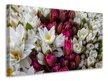 Load image into Gallery viewer, Canvas print A bouquet of water lilies
