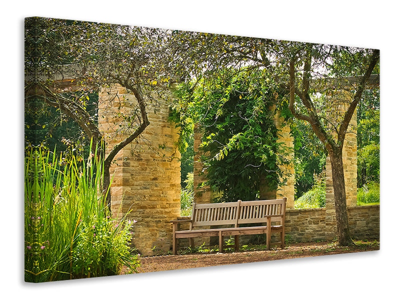 Canvas print Rest in the park