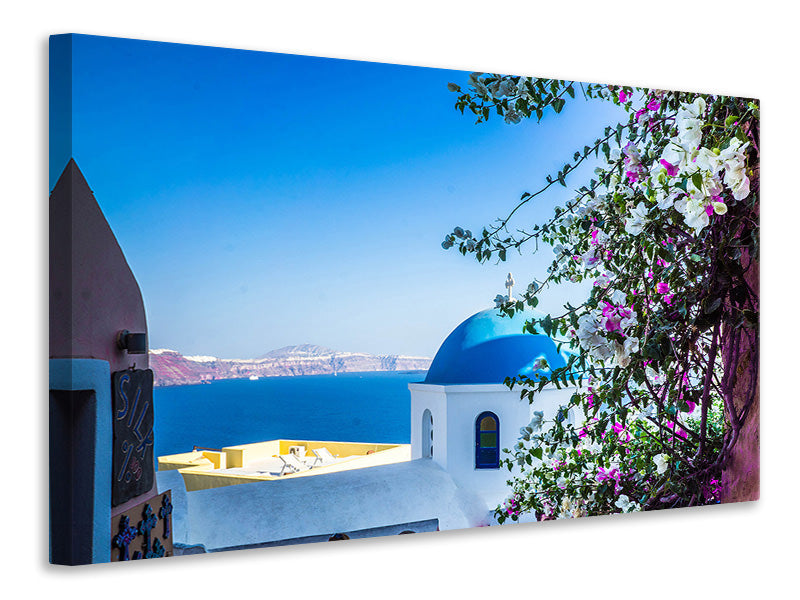 Canvas print Exclusive Santorini