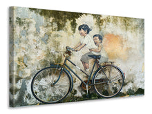 Load image into Gallery viewer, Canvas print Bicycle graffiti
