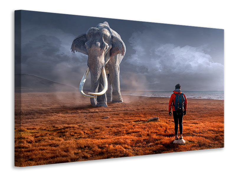 Canvas print Fantasy mammoth