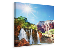 Load image into Gallery viewer, Canvas print Fantastic waterfall
