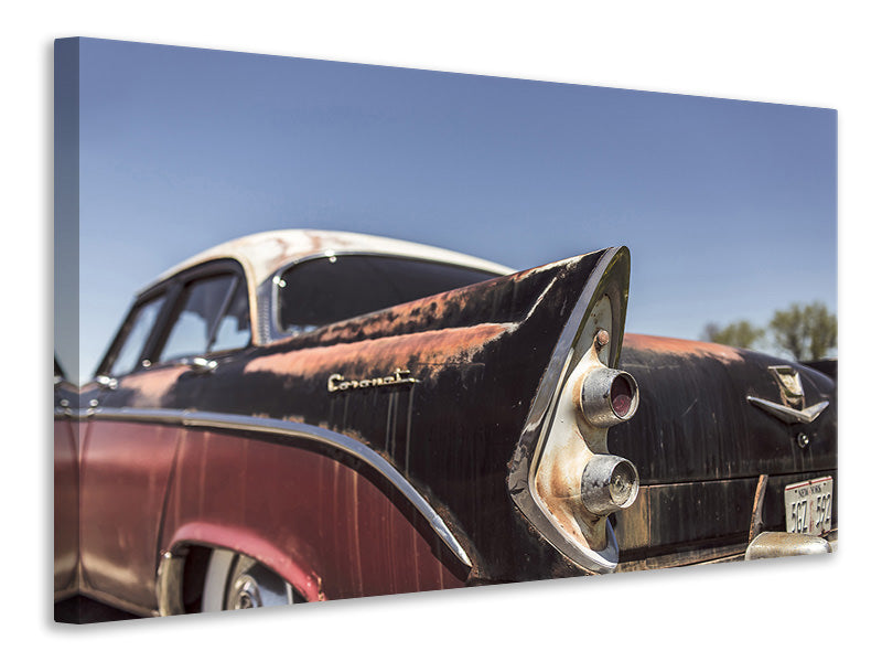 Canvas print Colorful vintage car
