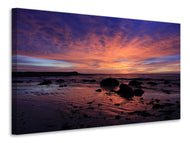 Canvas print Colorful sunset