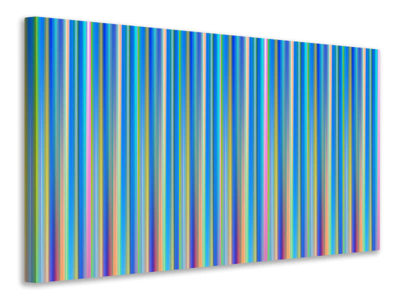 Canvas print Colored stripes