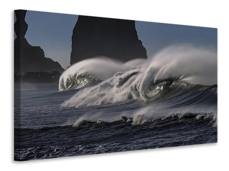 Canvas print Fascinating waves