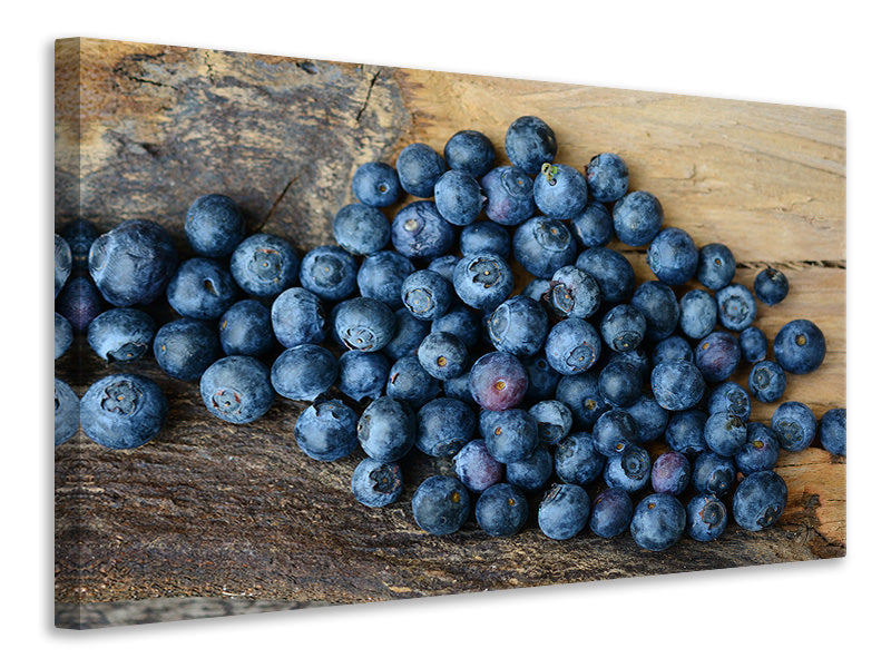 Canvas print Fresh blueberries