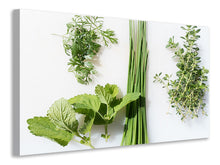 Load image into Gallery viewer, Canvas print Fresh herbs
