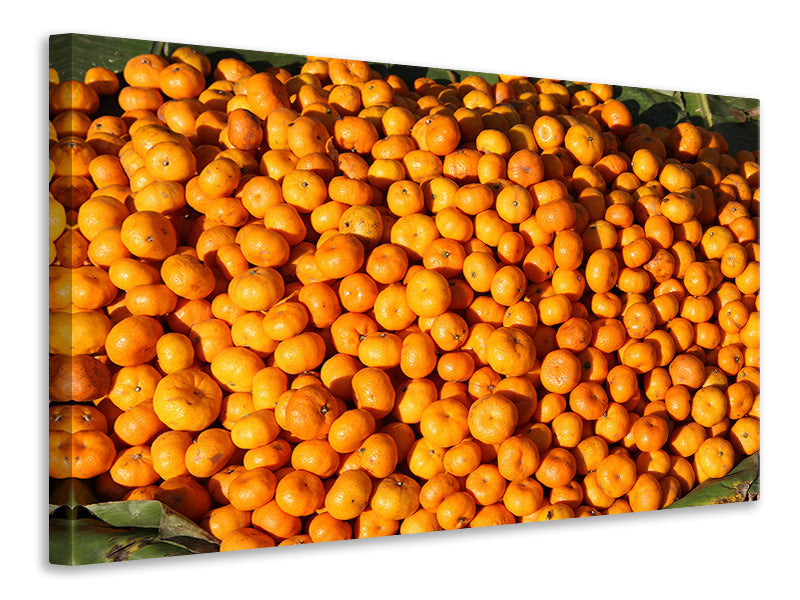 Canvas print Fresh mandarins