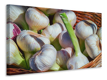 Load image into Gallery viewer, Canvas print Fresh garlic
